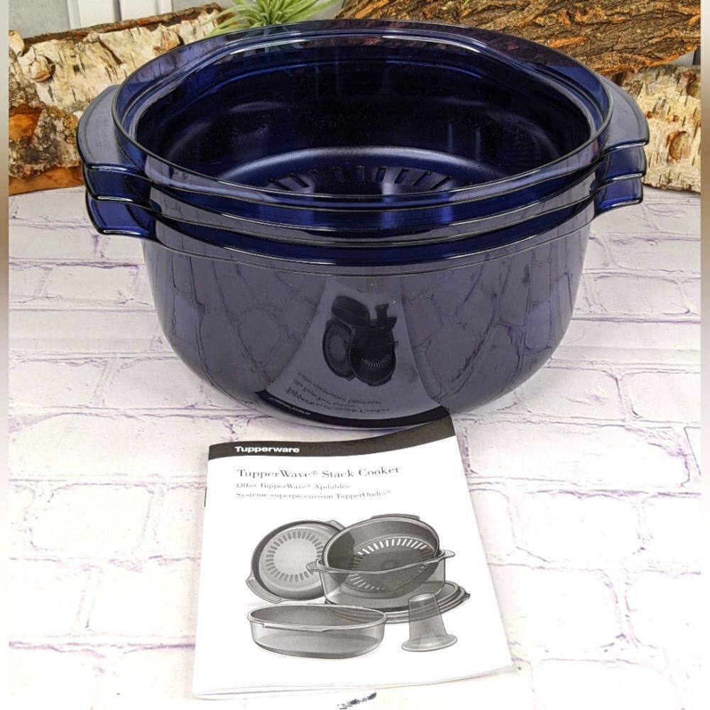 Tupperware TupperWave® Stack Cooker - Cobalt Blue - Picture 3 of 13